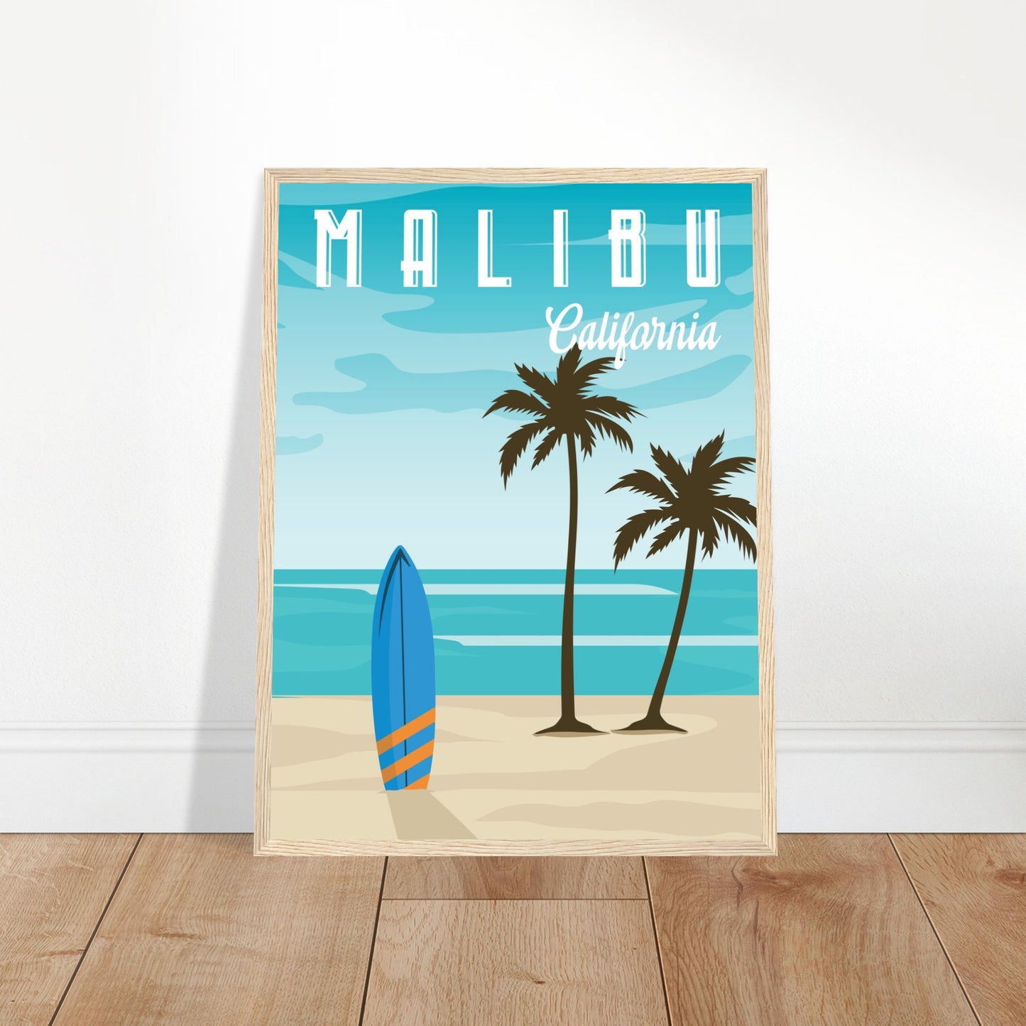 Malibu, United States - Surfrider Beach City Poster