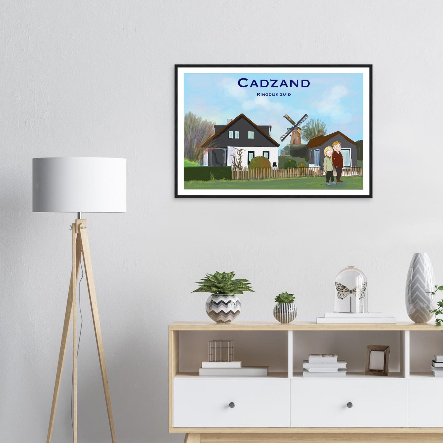 Cadzand Customized Poster ( Framed)