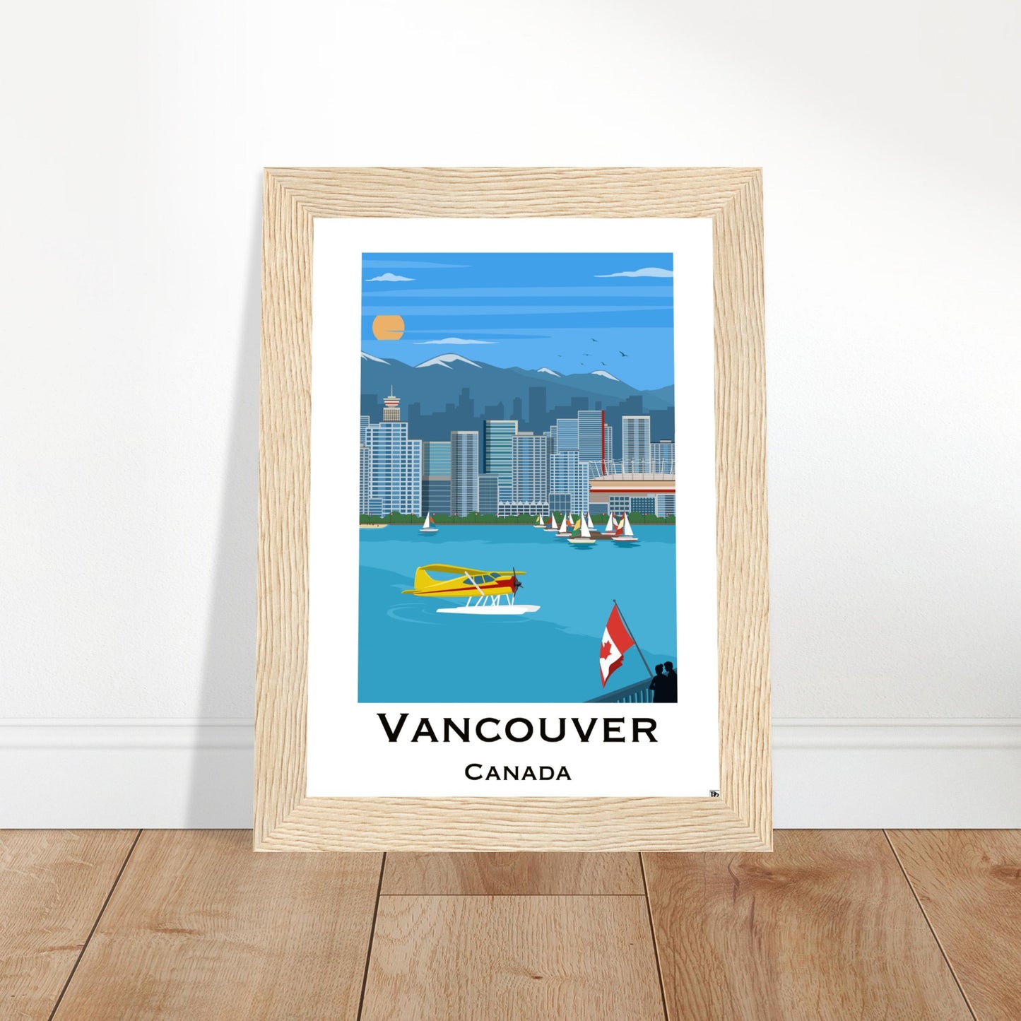 Vancouver, Canada - False Creek City Poster