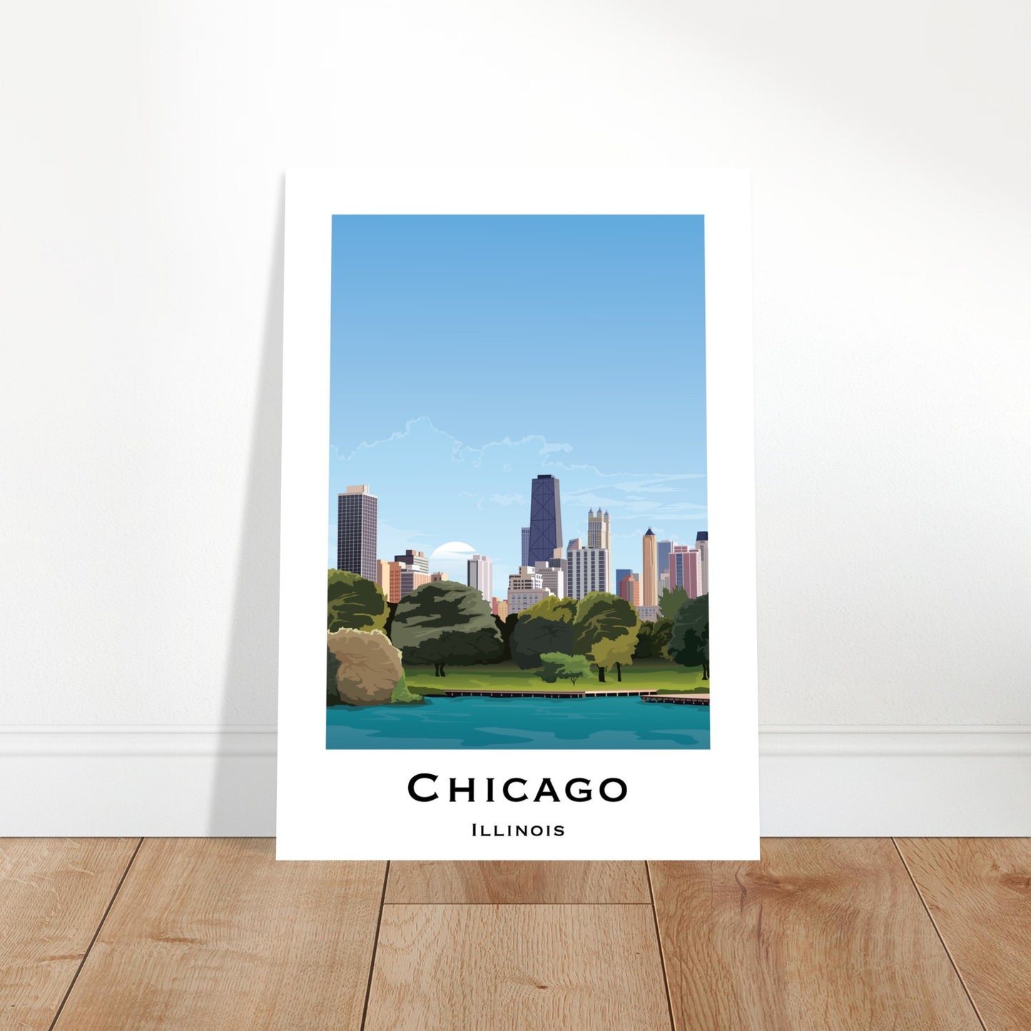 Chicago, USA - Skyline City Poster