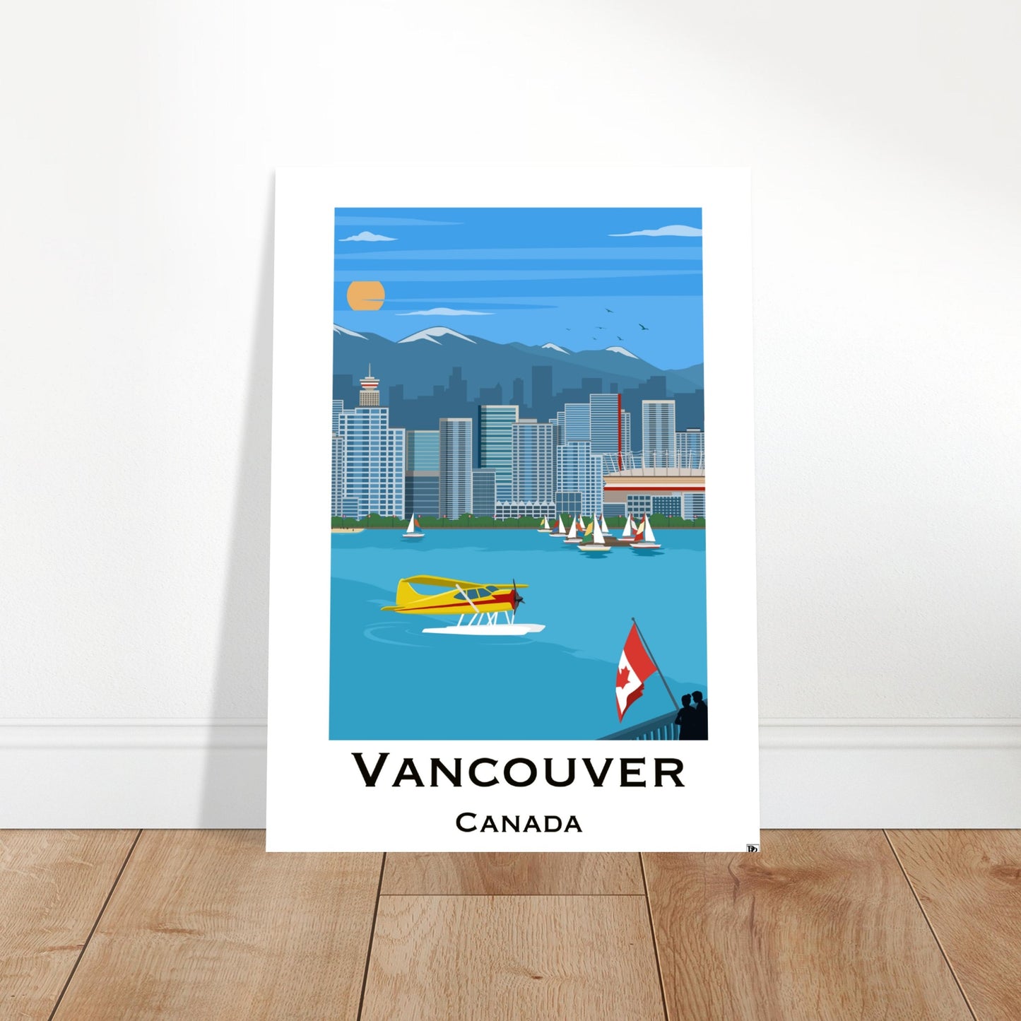 Vancouver, Canada - False Creek City Poster