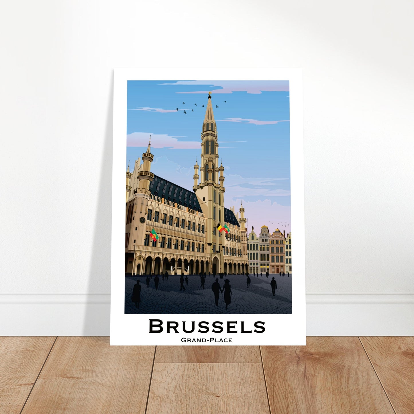 Brussels, Belgium - Grand Place City Poster