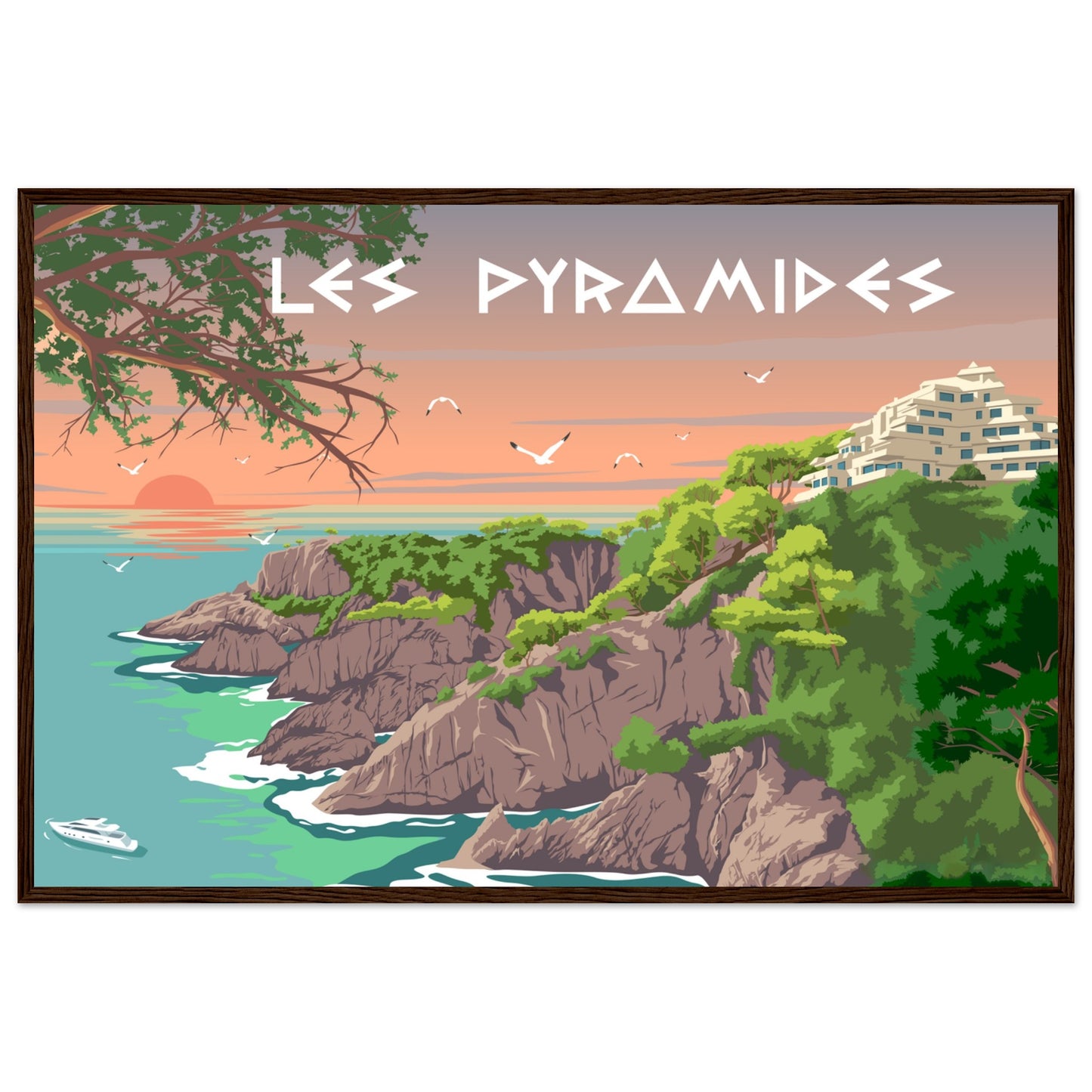 Les Pyramides -  Sant Feliu de Guixols  -  Customized Poster