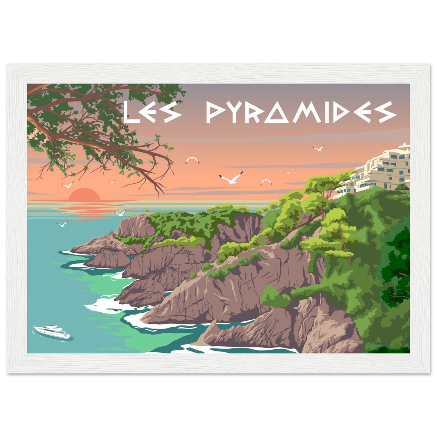 Les Pyramides -  Sant Feliu de Guixols  -  Customized Poster