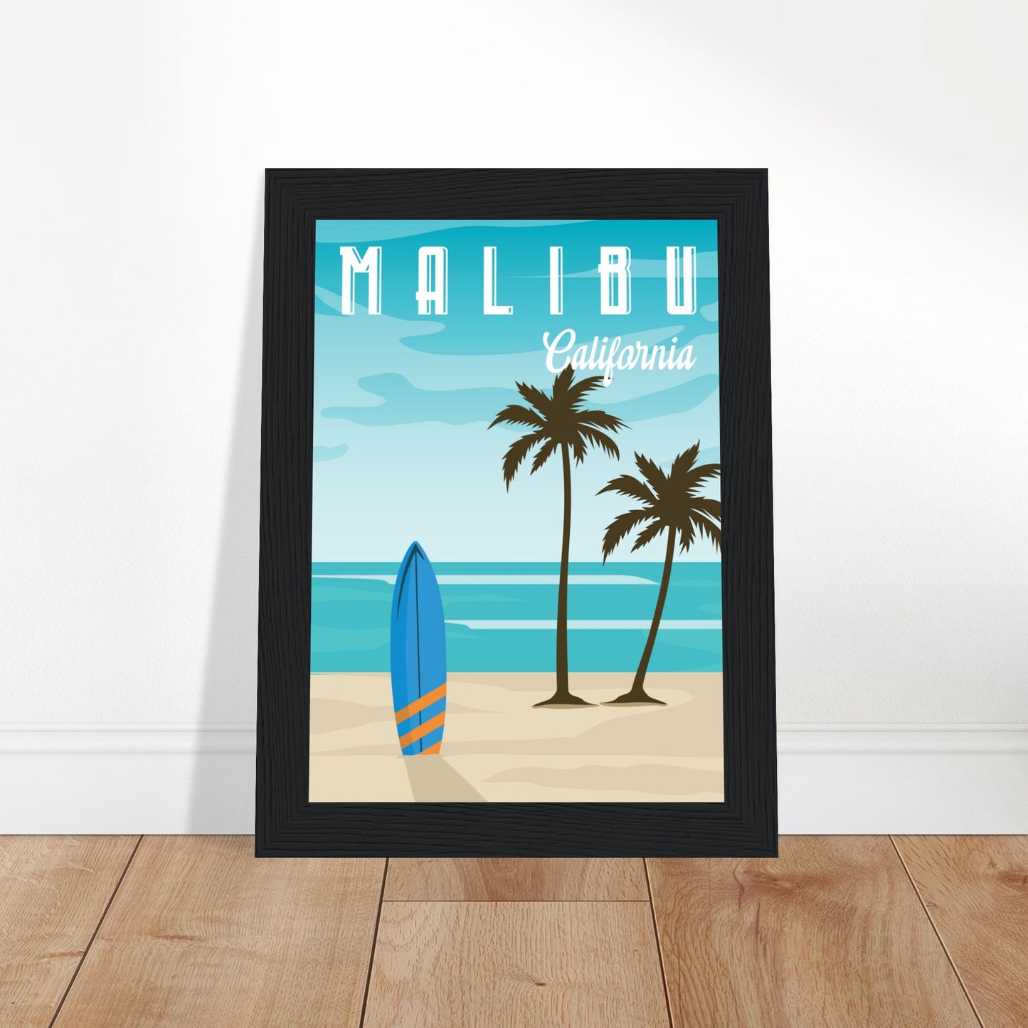 Malibu, United States - Surfrider Beach City Poster