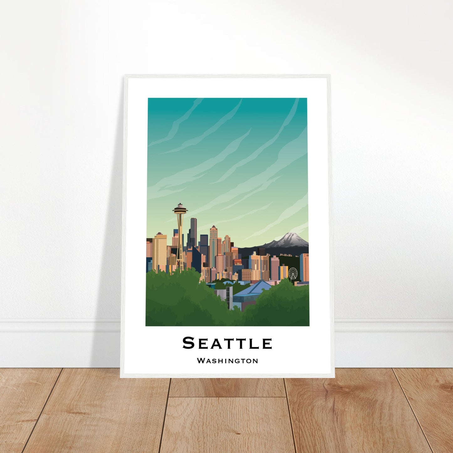 Seattle, United States - Space Needle Skyline Poster