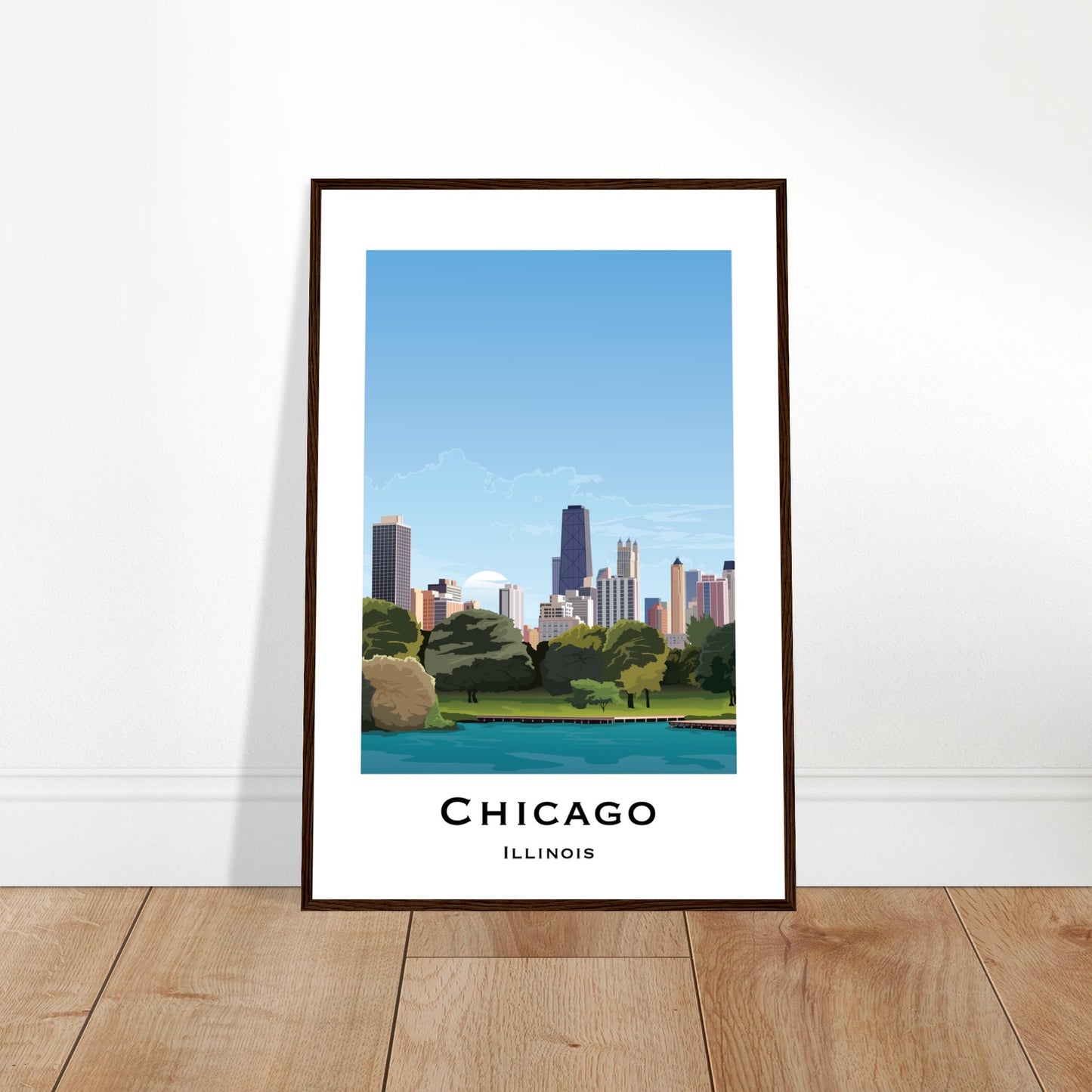 Chicago, USA - Skyline City Poster