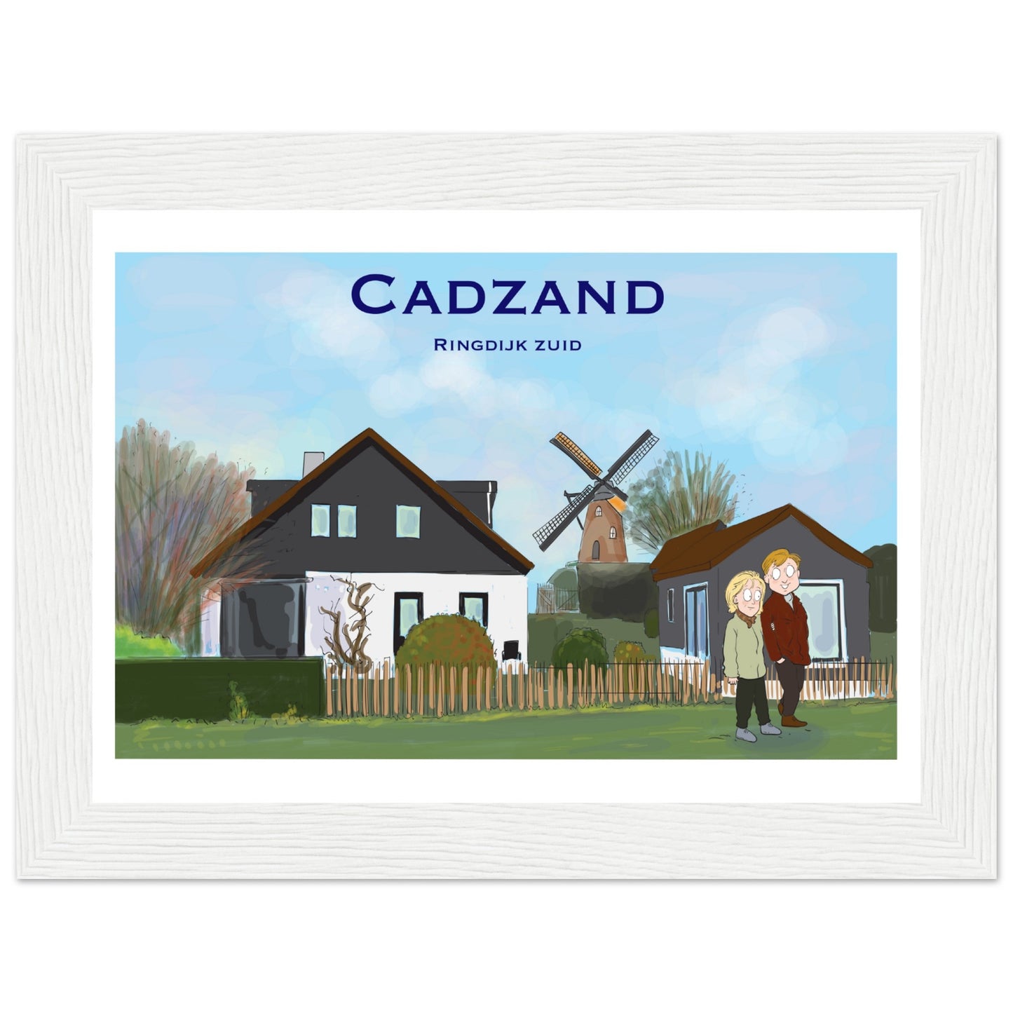 Cadzand Customized Poster ( Framed)