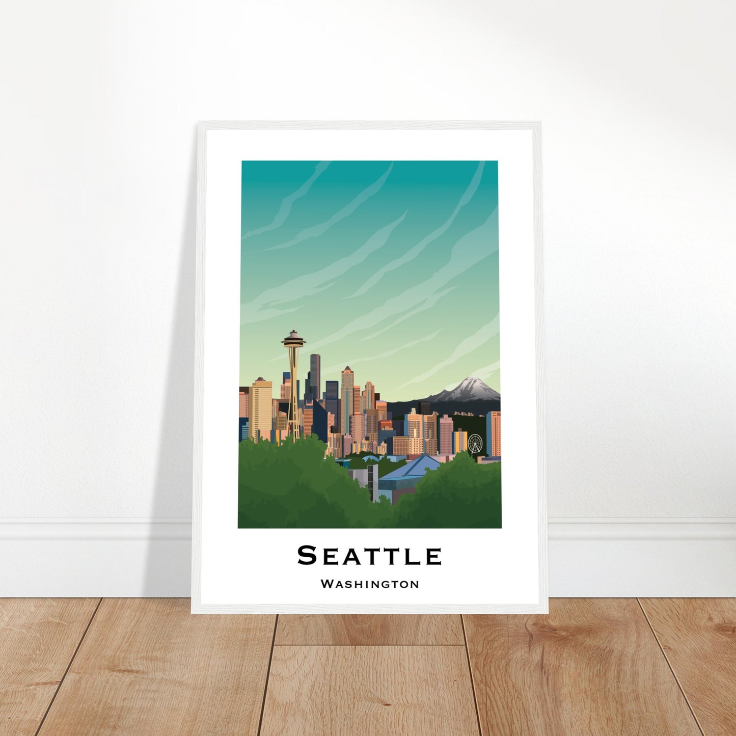 Seattle, United States - Space Needle Skyline Poster