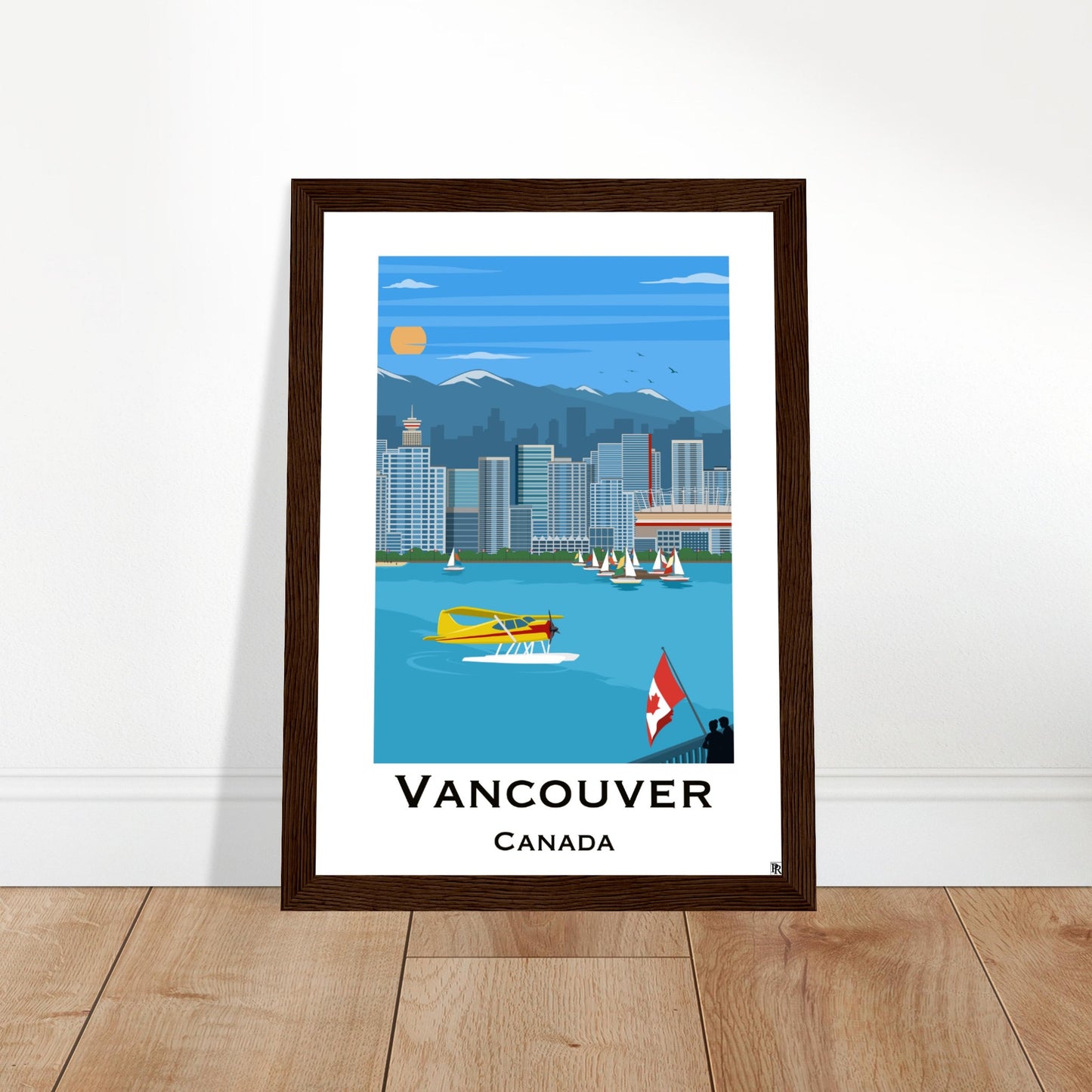 Vancouver, Canada - False Creek City Poster