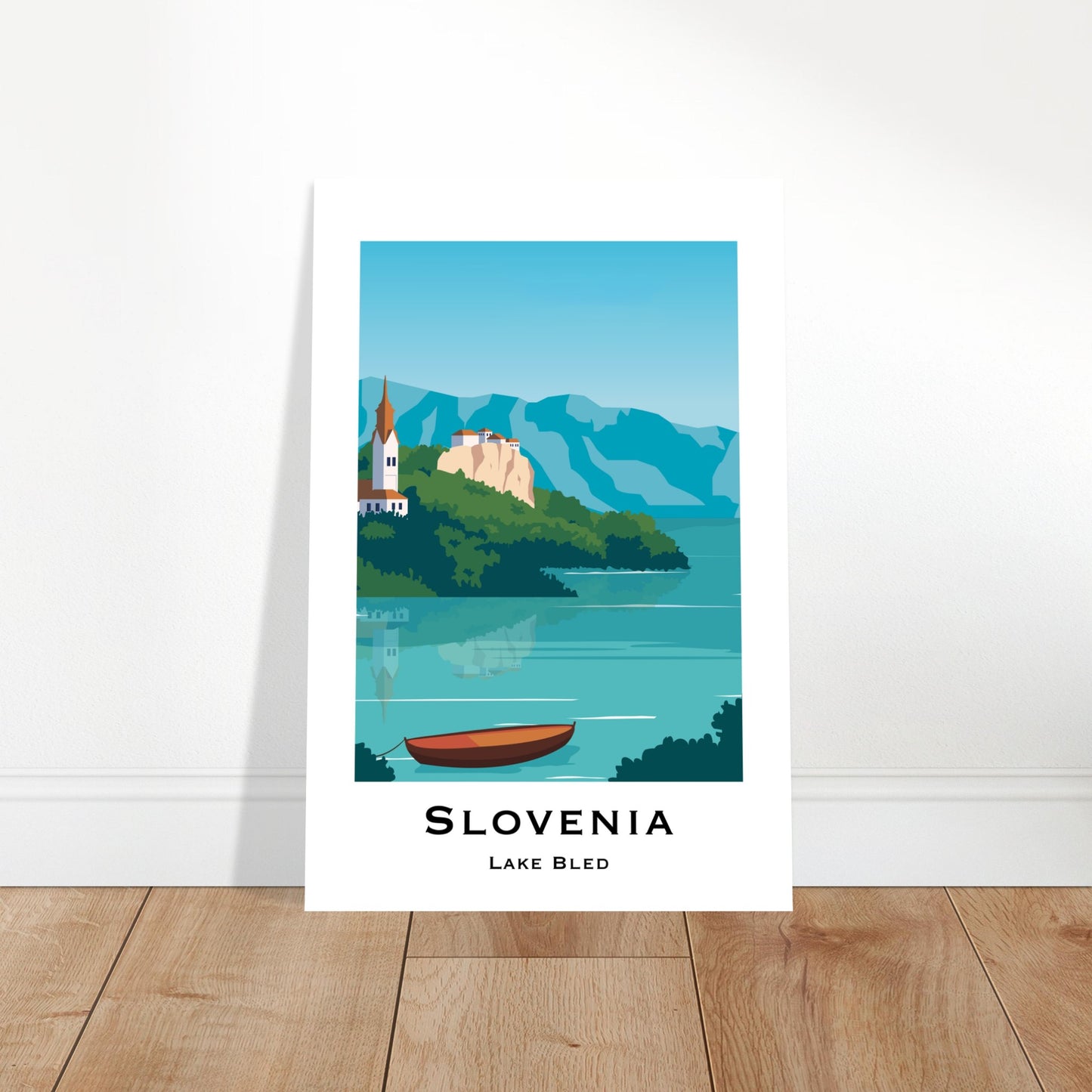 Bled, Slovenia - Lake Bled City Poster