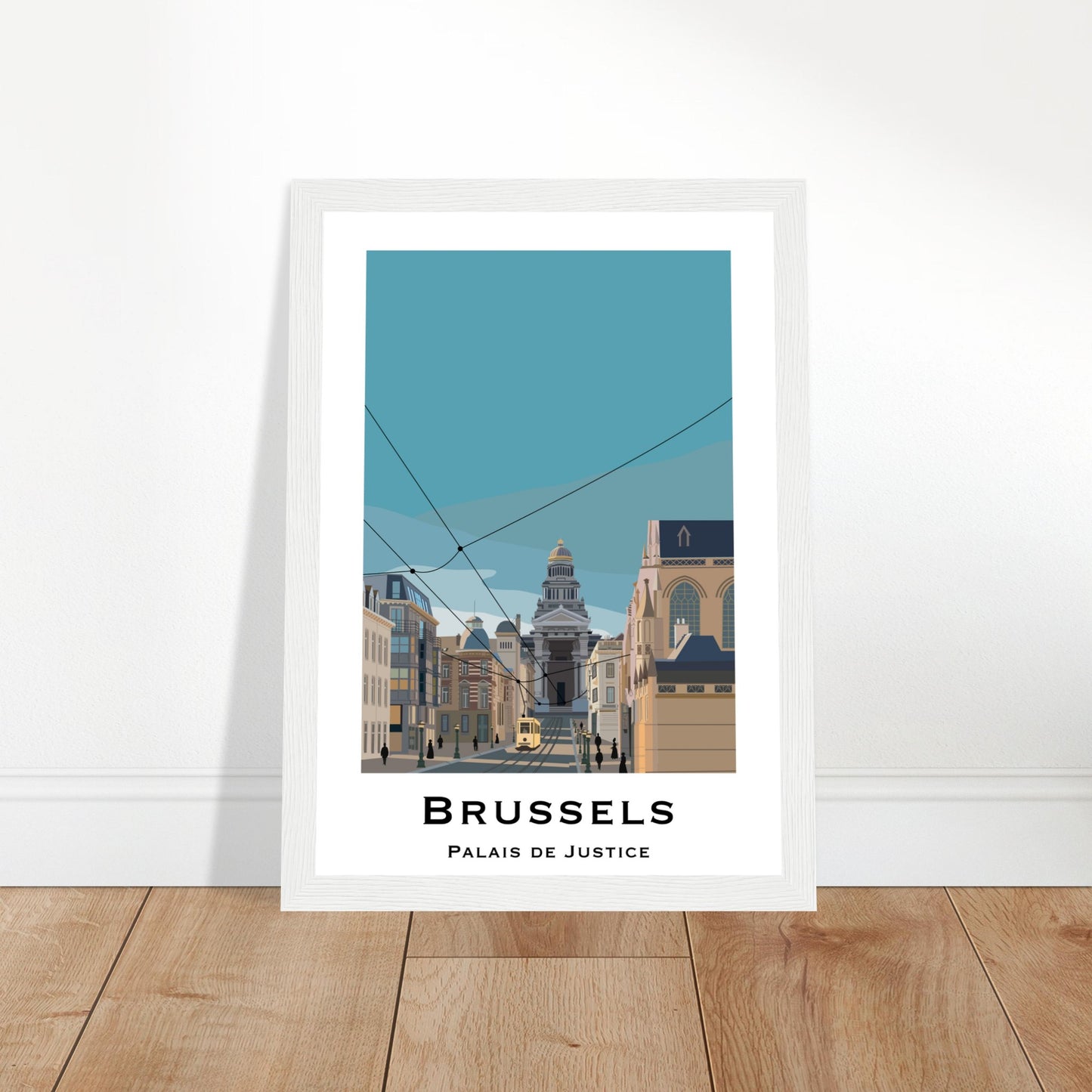 Brussels, Belgium - Palais de Justice City Poster