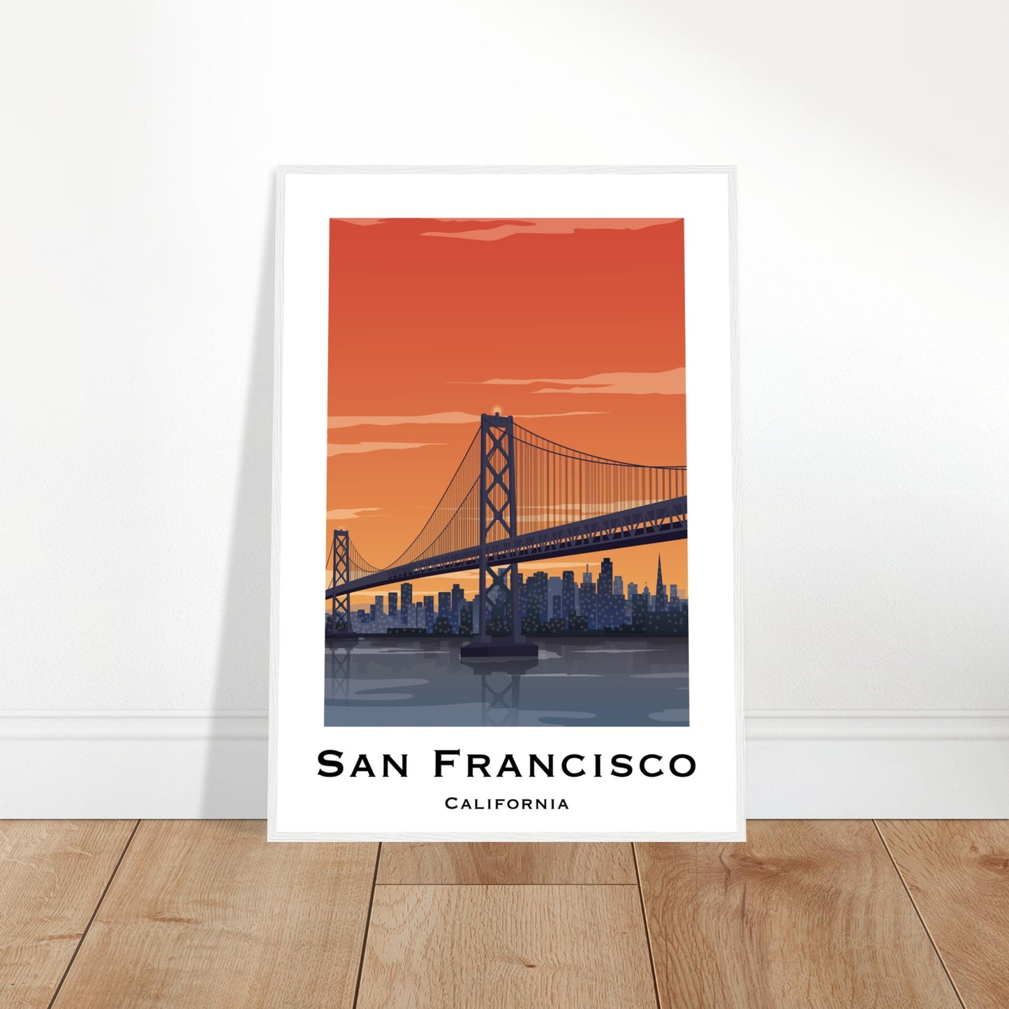 San Francisco, United States - Golden Gate Bridge City Poster