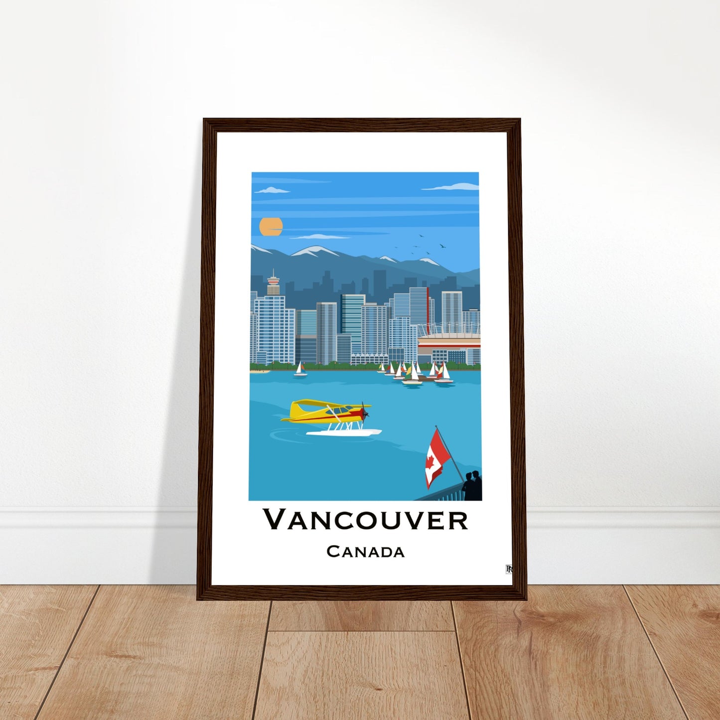 Vancouver, Canada - False Creek City Poster