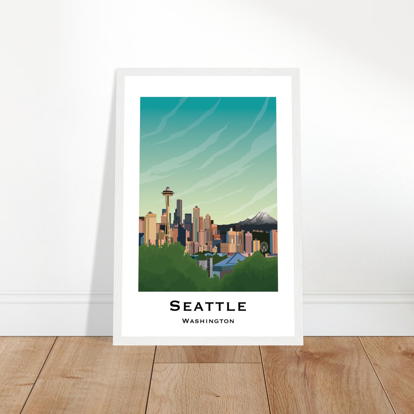 Seattle, United States - Space Needle Skyline Poster