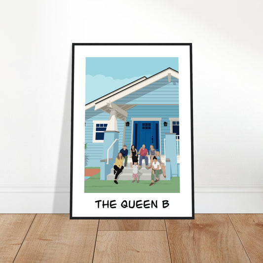 The Queen B - close up /day - Customized Poster (Framed)