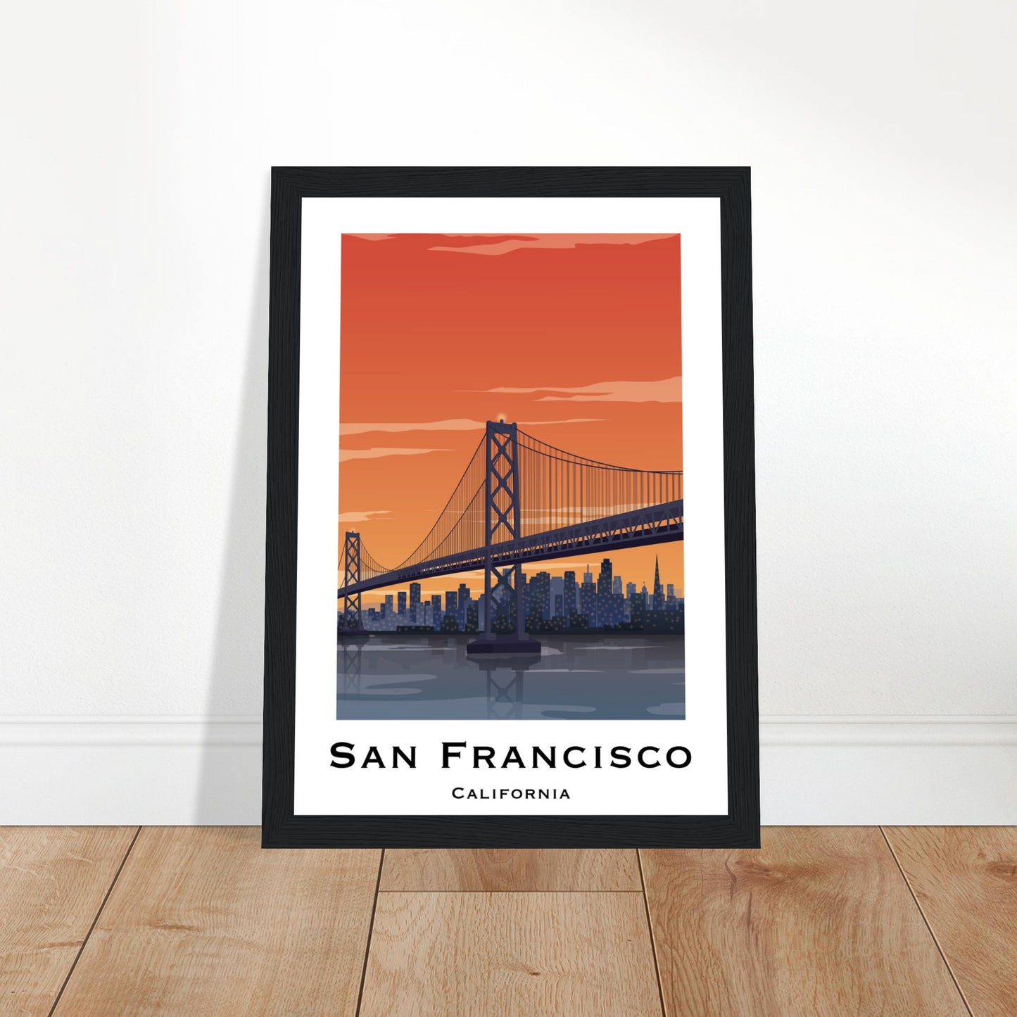 San Francisco, United States - Golden Gate Bridge City Poster