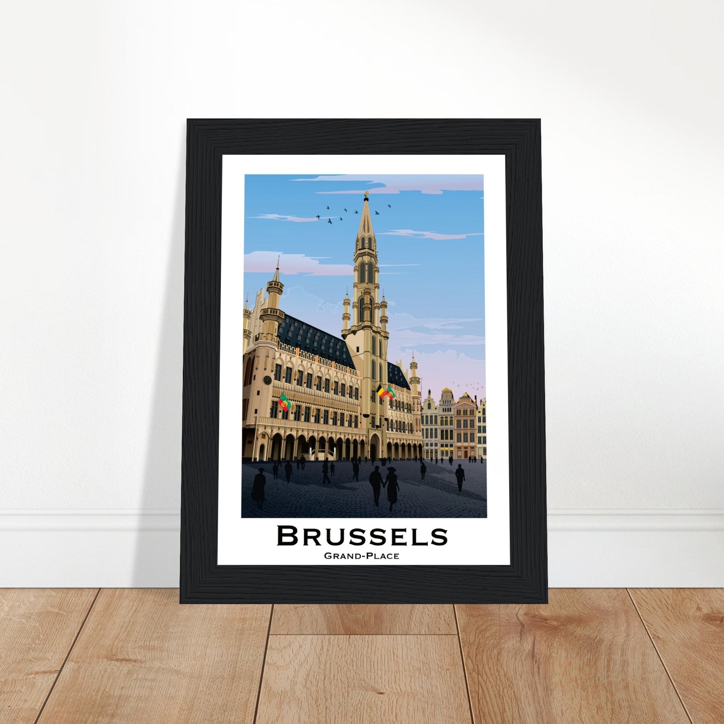 Brussels, Belgium - Grand Place City Poster