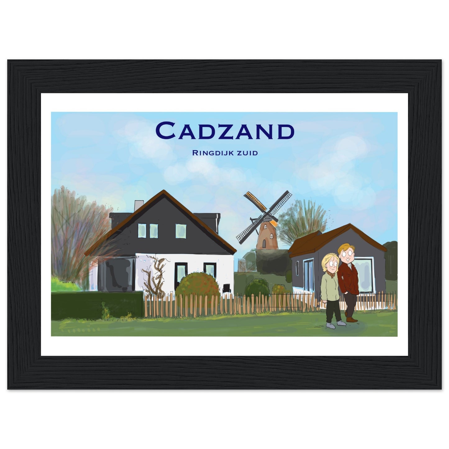 Cadzand Customized Poster ( Framed)