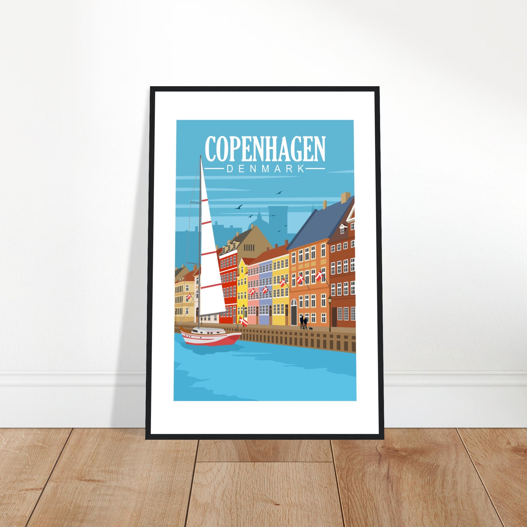 Copenhagen, Denmark - Nyhavn Poster – Posters Republic