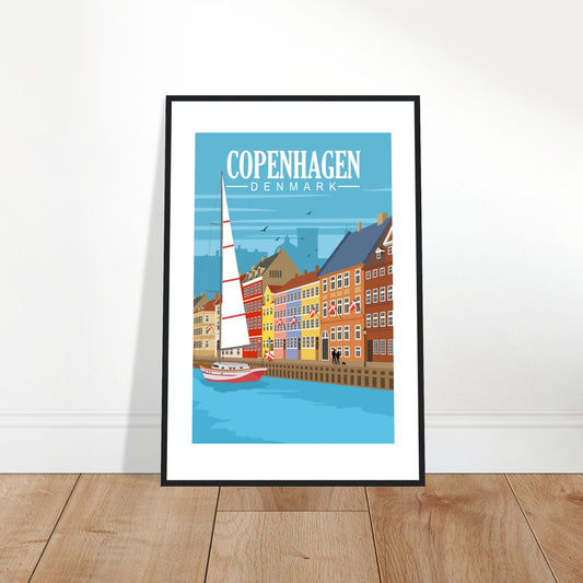 Copenhagen, Denmark - Nyhavn Poster