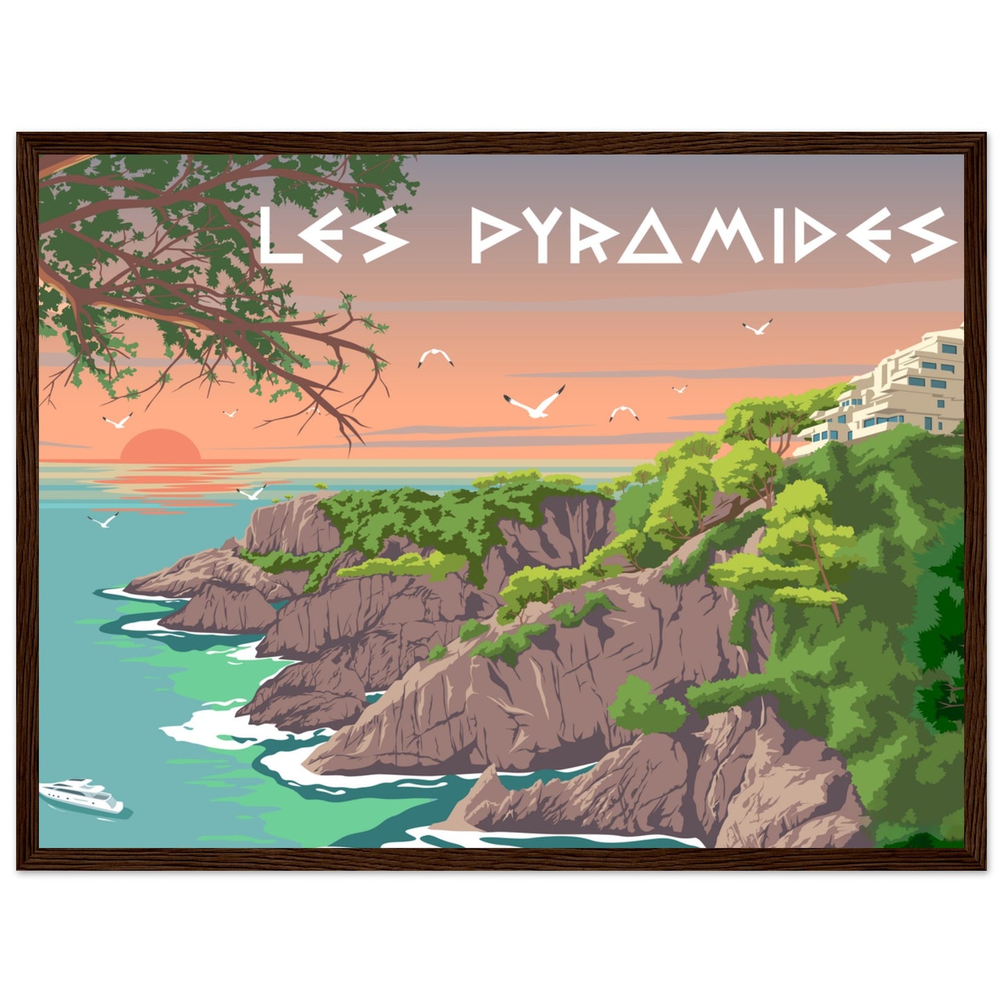 Les Pyramides -  Sant Feliu de Guixols  -  Customized Poster