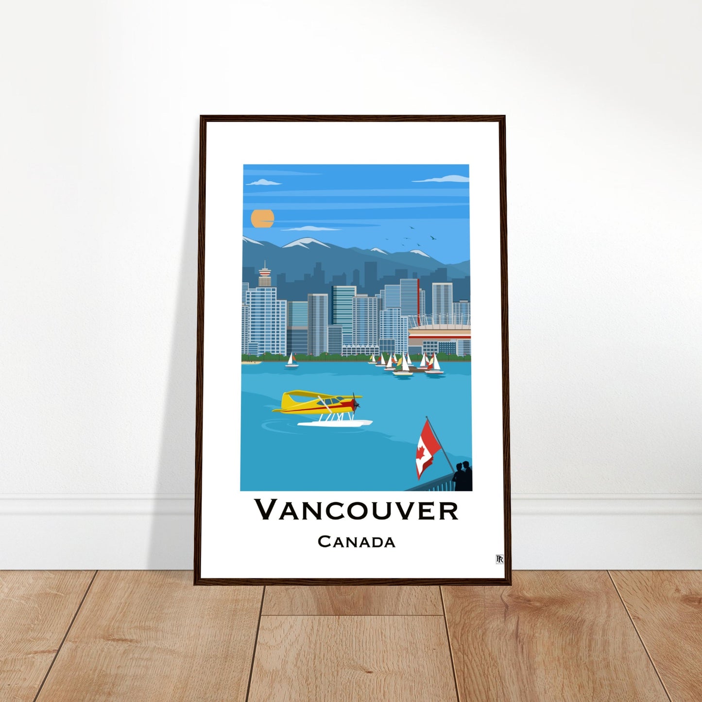 Vancouver, Canada - False Creek City Poster