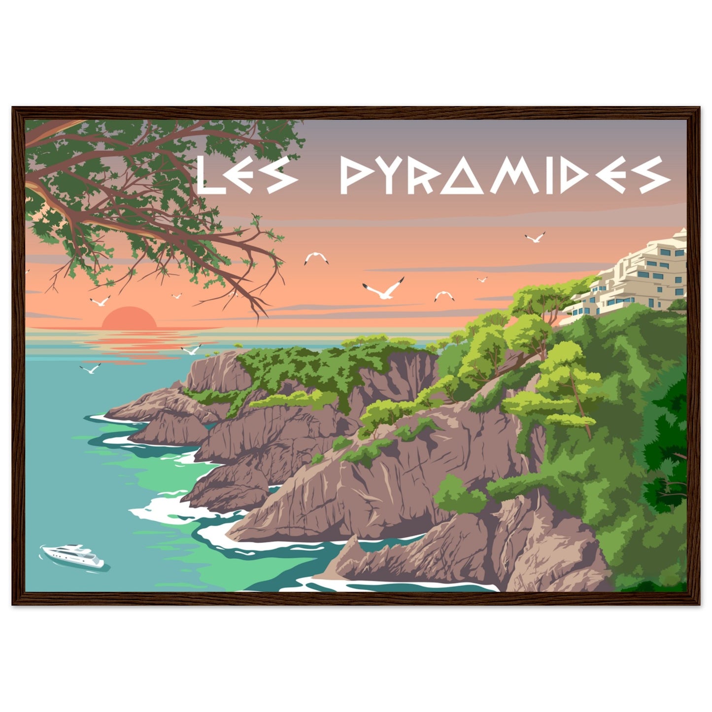 Les Pyramides -  Sant Feliu de Guixols  -  Customized Poster