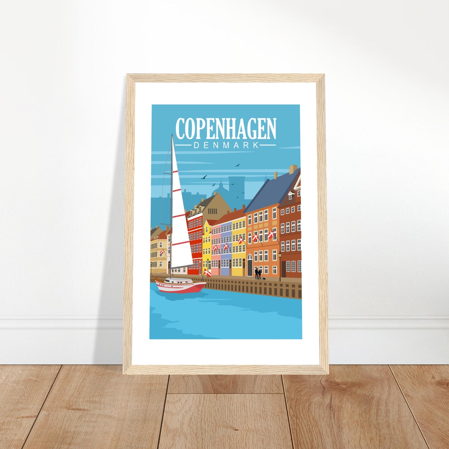 Copenhagen, Denmark - Nyhavn Poster