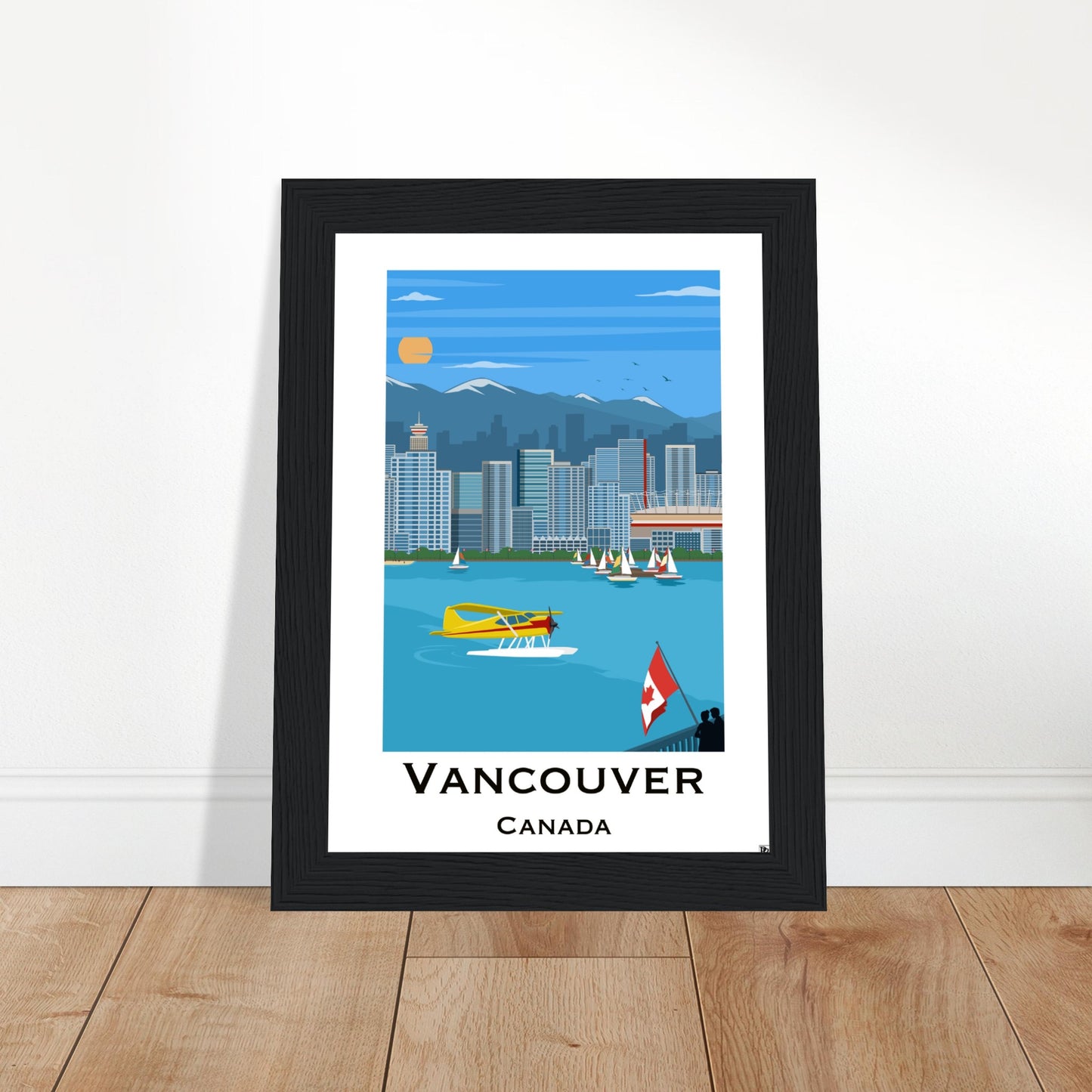 Vancouver, Canada - False Creek City Poster