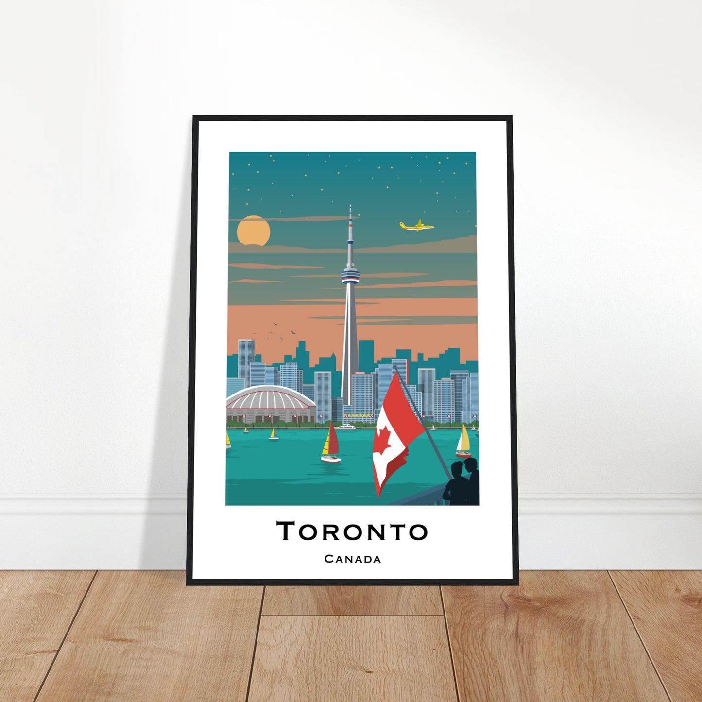 Toronto, Canada - CN Tower Skyline Poster