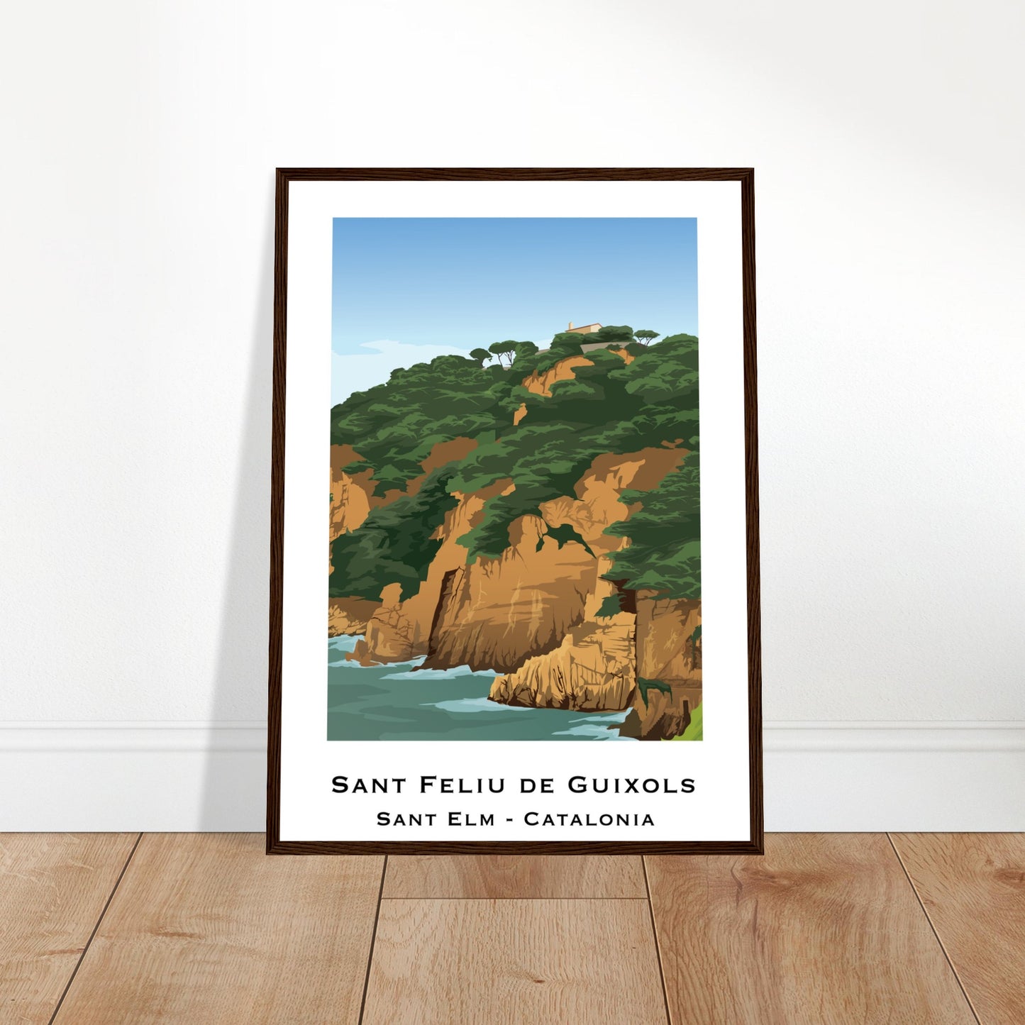 Sant Feliu de Guixols, Spain -  Sant Elm Poster