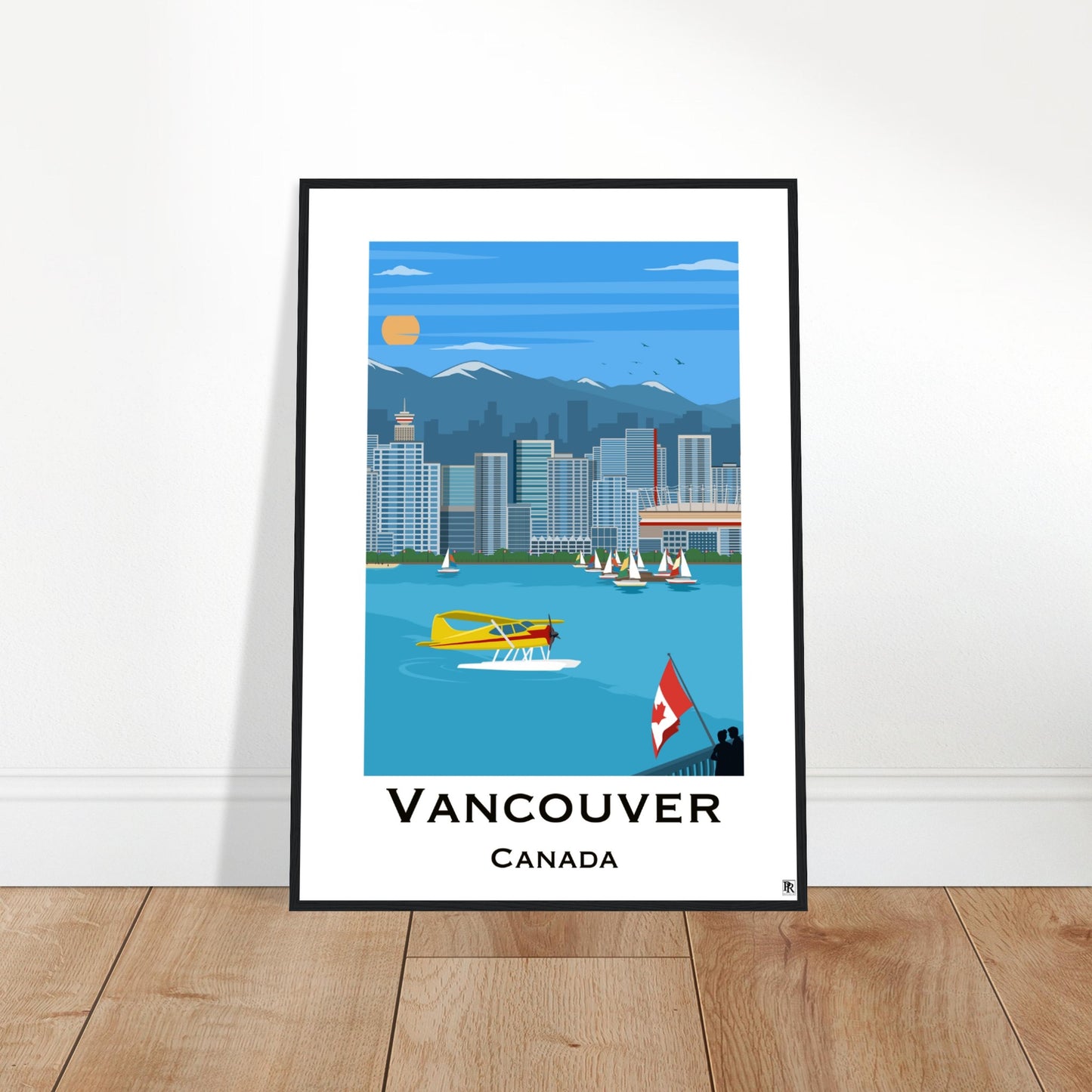 Vancouver, Canada - False Creek City Poster