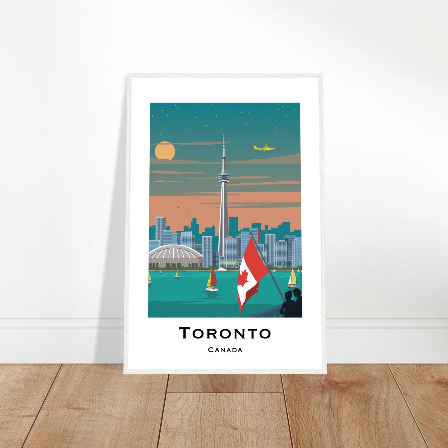 Toronto, Canada - CN Tower Skyline Poster