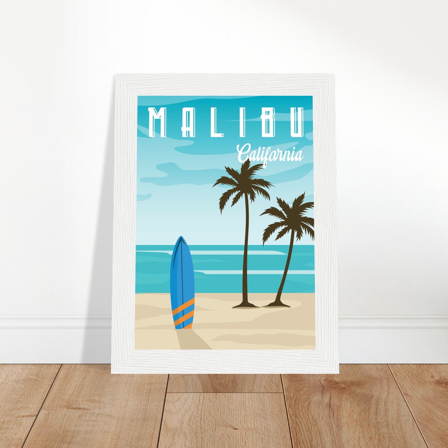 Malibu, United States - Surfrider Beach City Poster