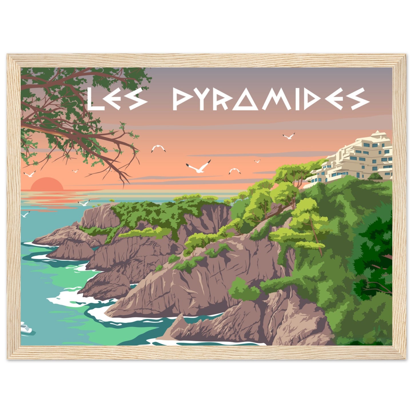 Les Pyramides -  Sant Feliu de Guixols  -  Customized Poster