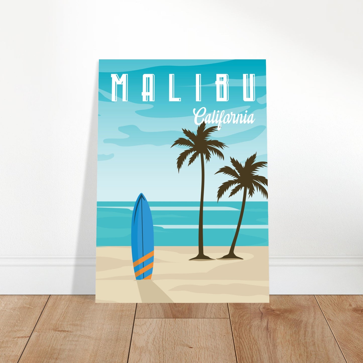 Malibu, United States - Surfrider Beach City Poster