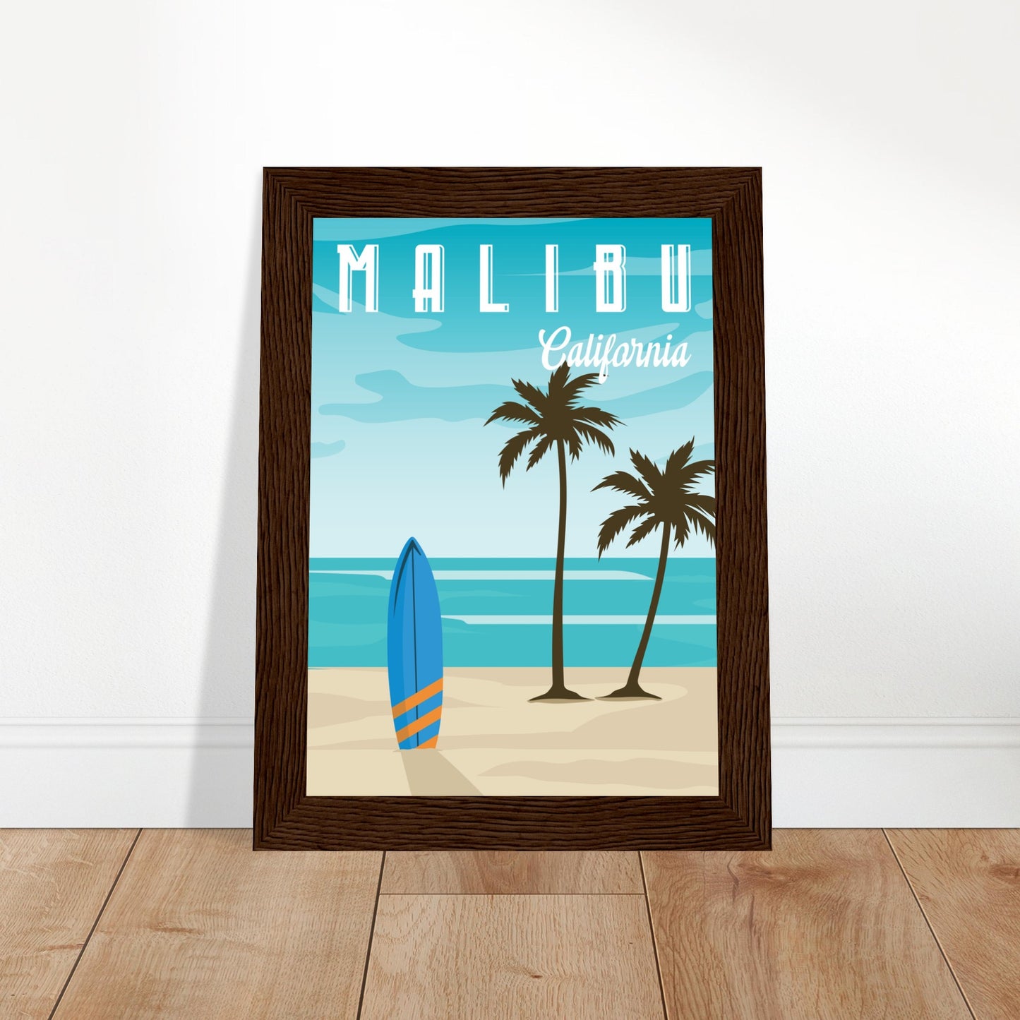 Malibu, United States - Surfrider Beach City Poster