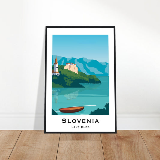 Bled, Slovenia - Lake Bled City Poster