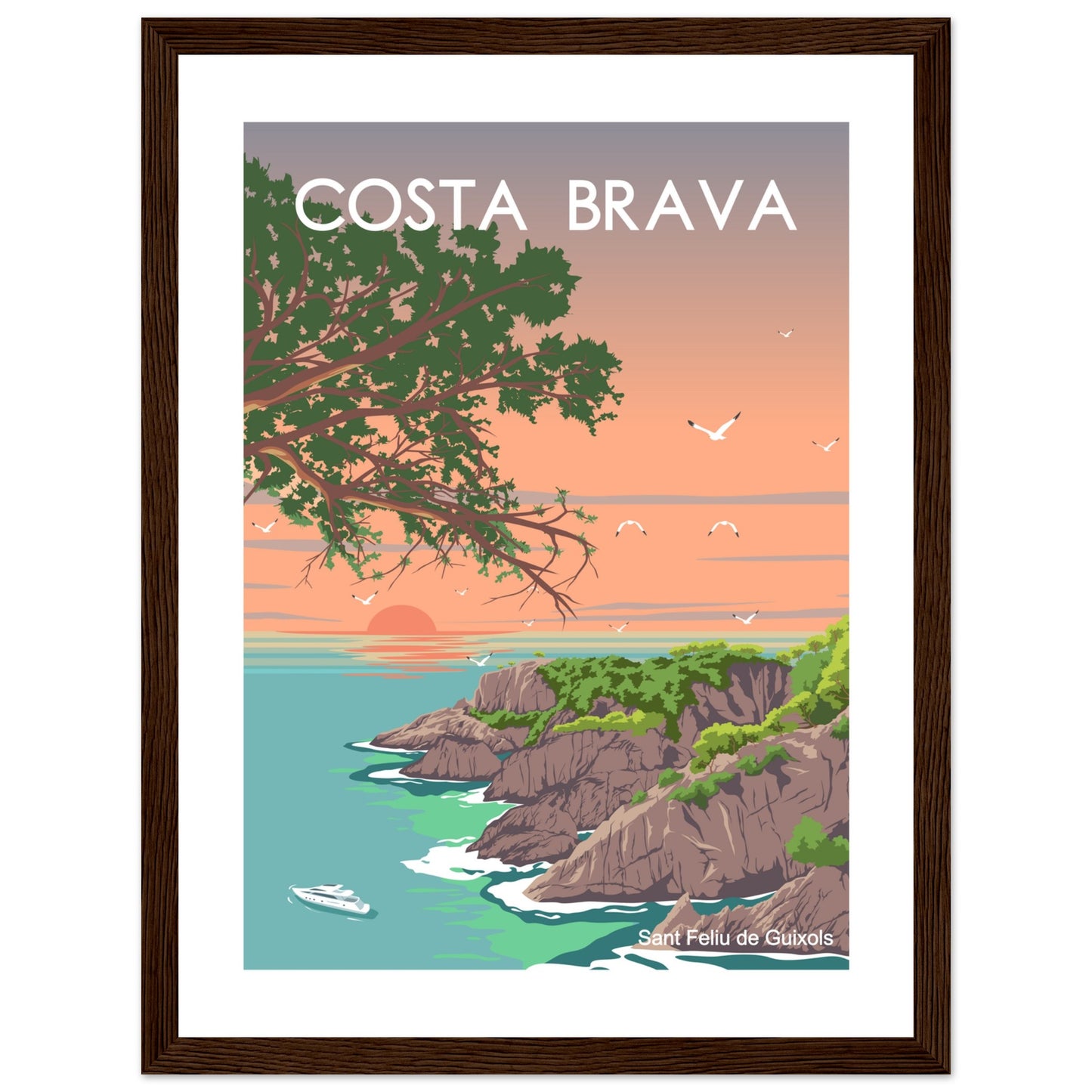 Costa Brava - Cala de l'Ametller Framed Poster