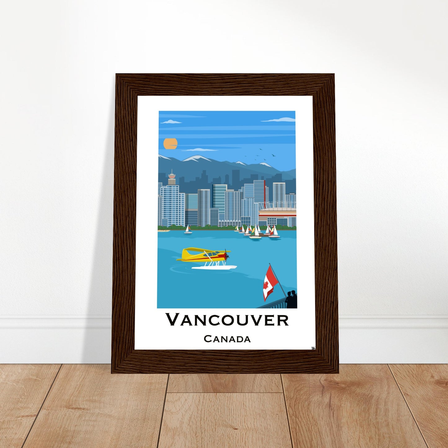 Vancouver, Canada - False Creek City Poster