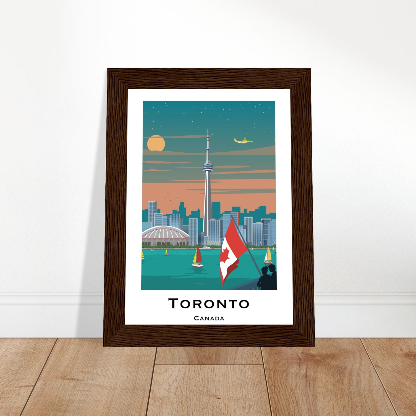 Toronto, Canada - CN Tower Skyline Poster