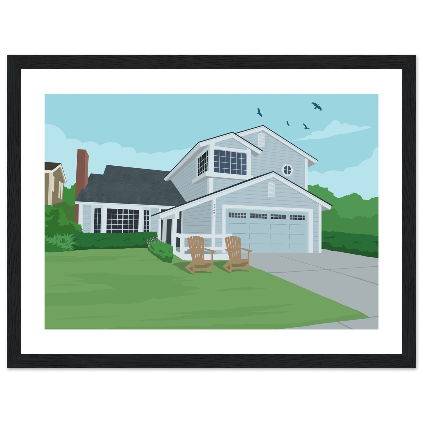 Ann Parent's house Day -  Customized  Poster (Framed)