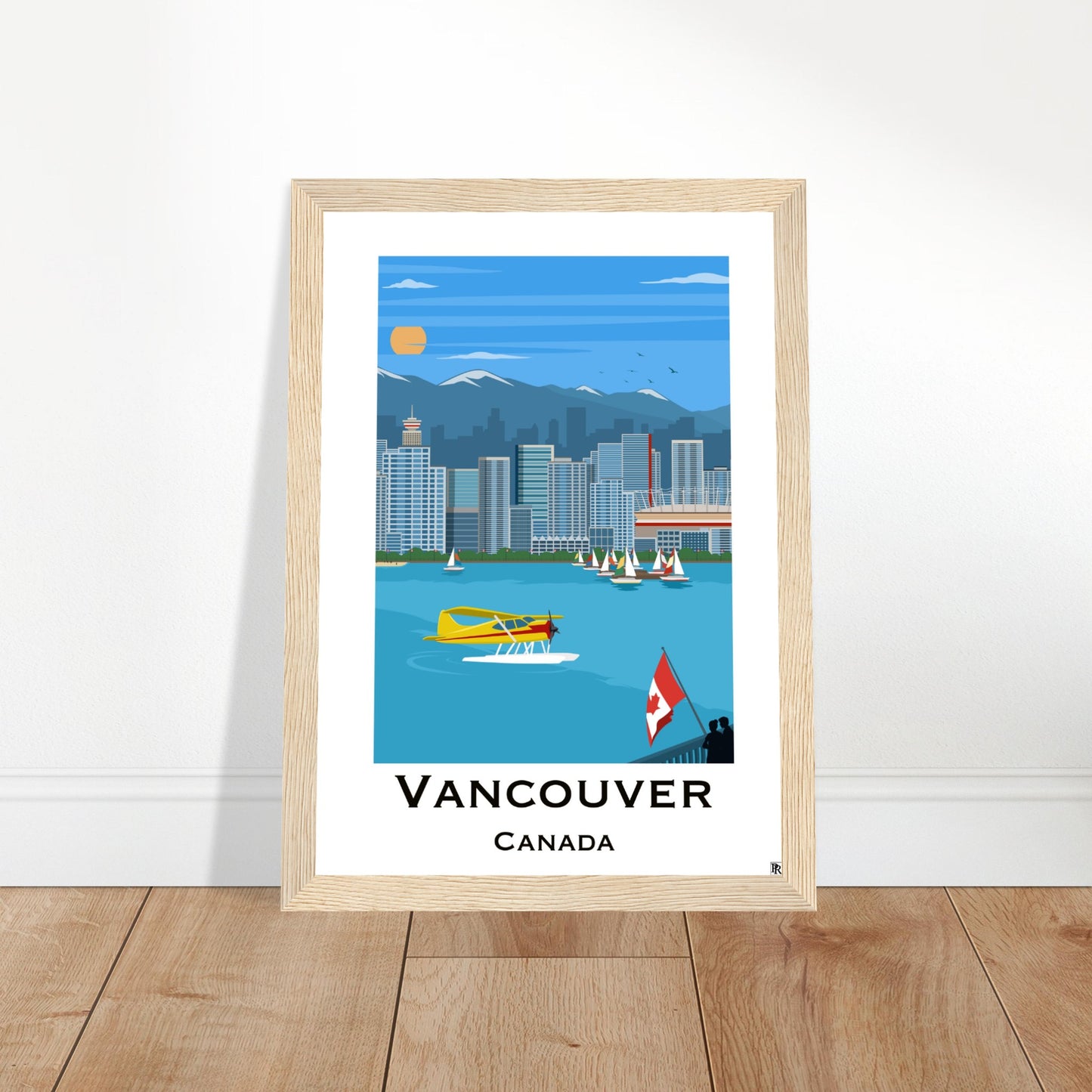 Vancouver, Canada - False Creek City Poster