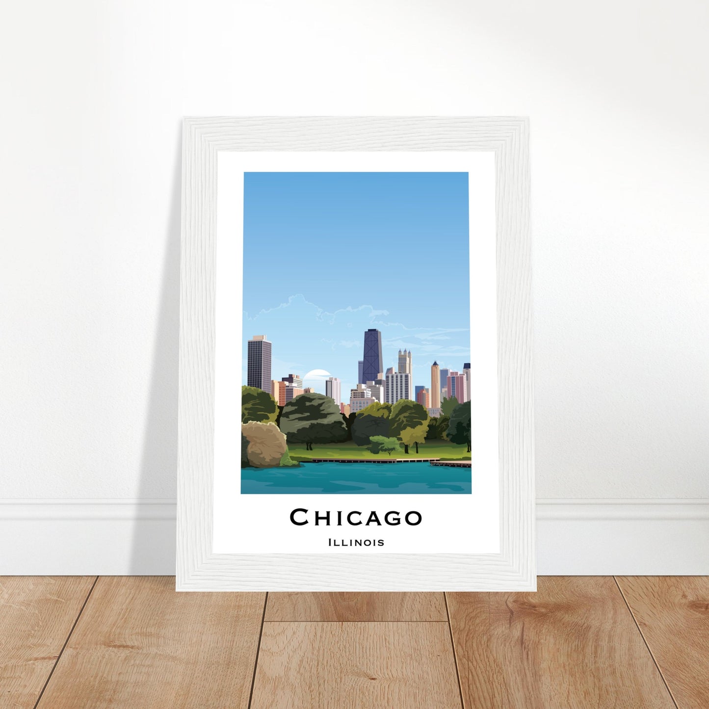 Chicago, USA - Skyline City Poster