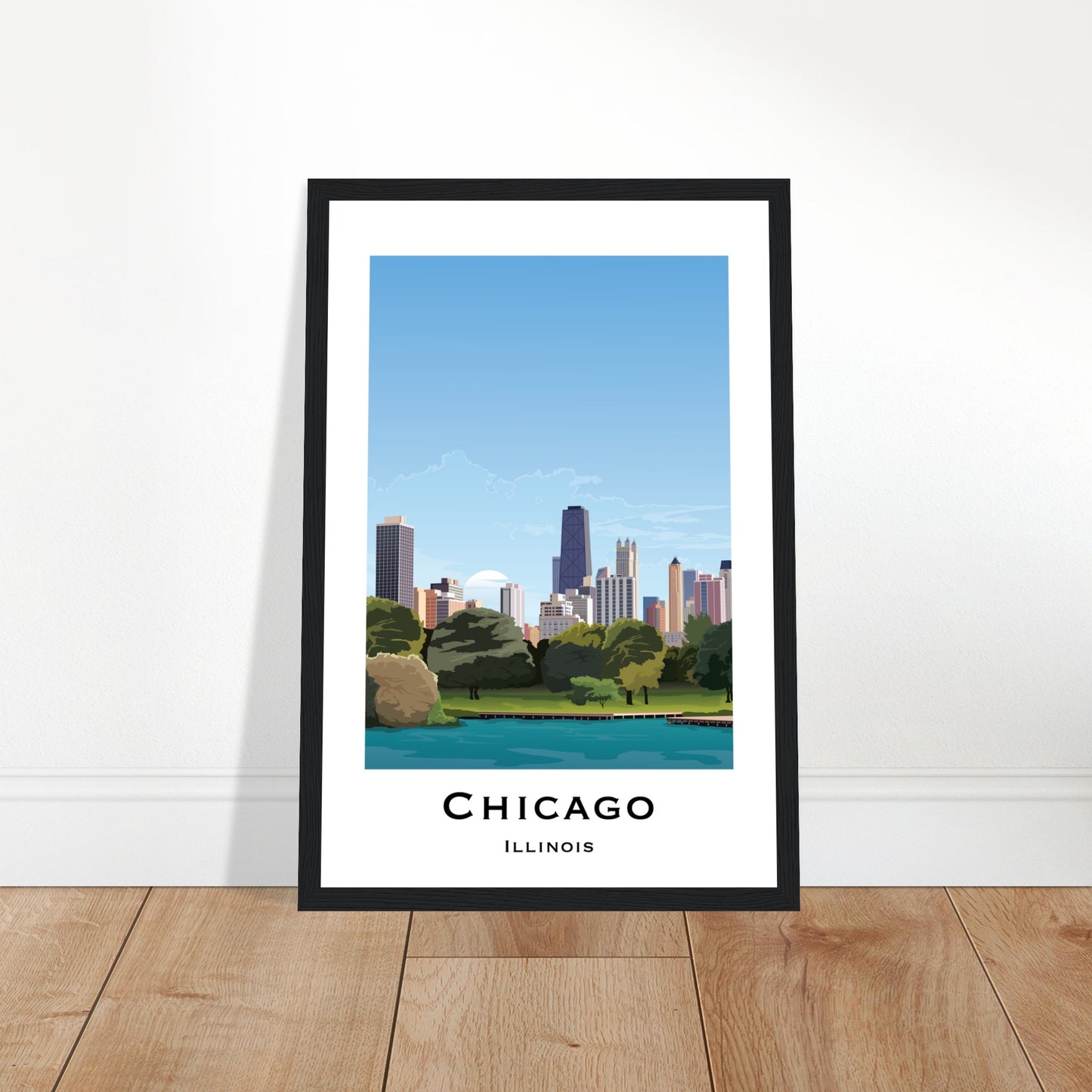 Chicago, USA - Skyline City Poster