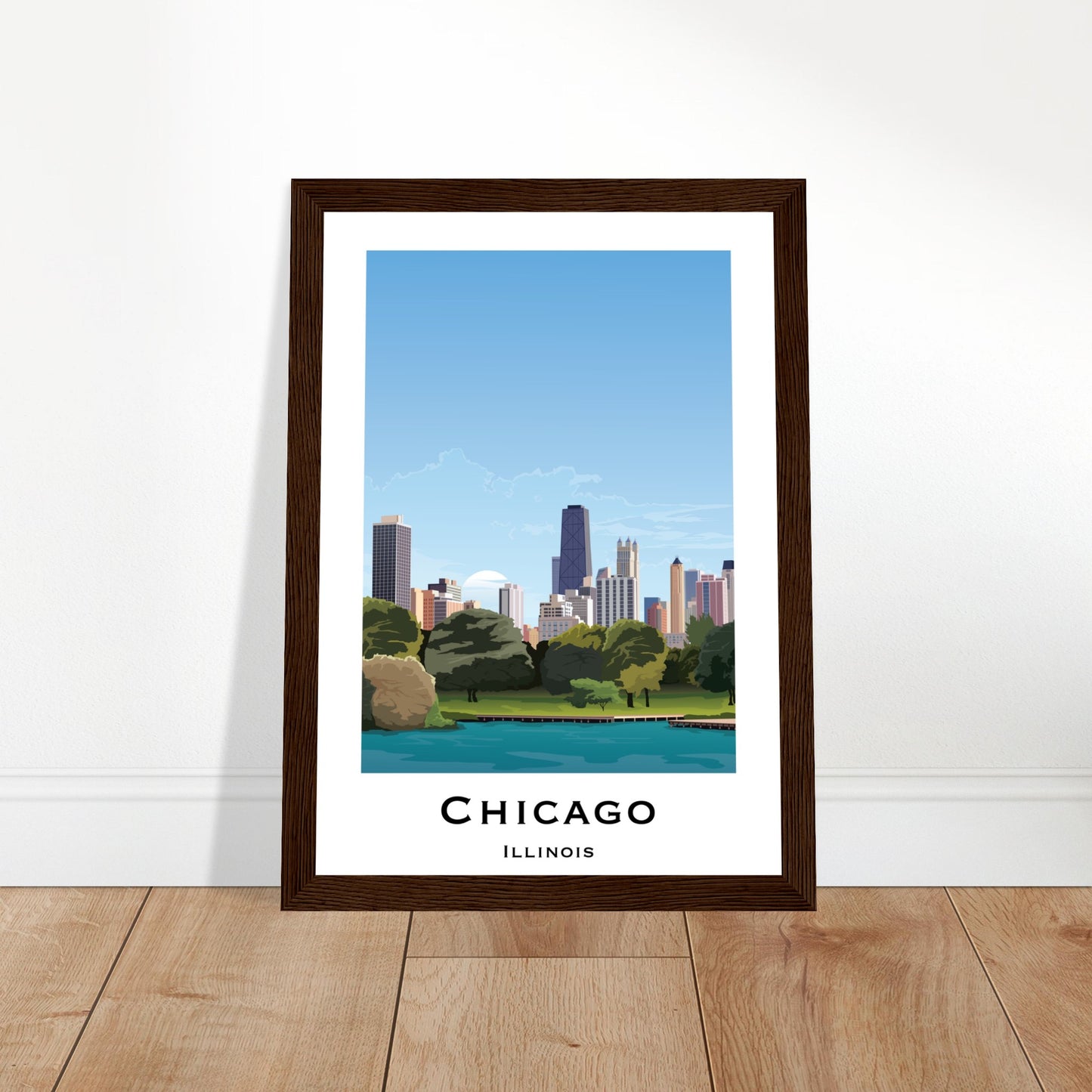 Chicago, USA - Skyline City Poster