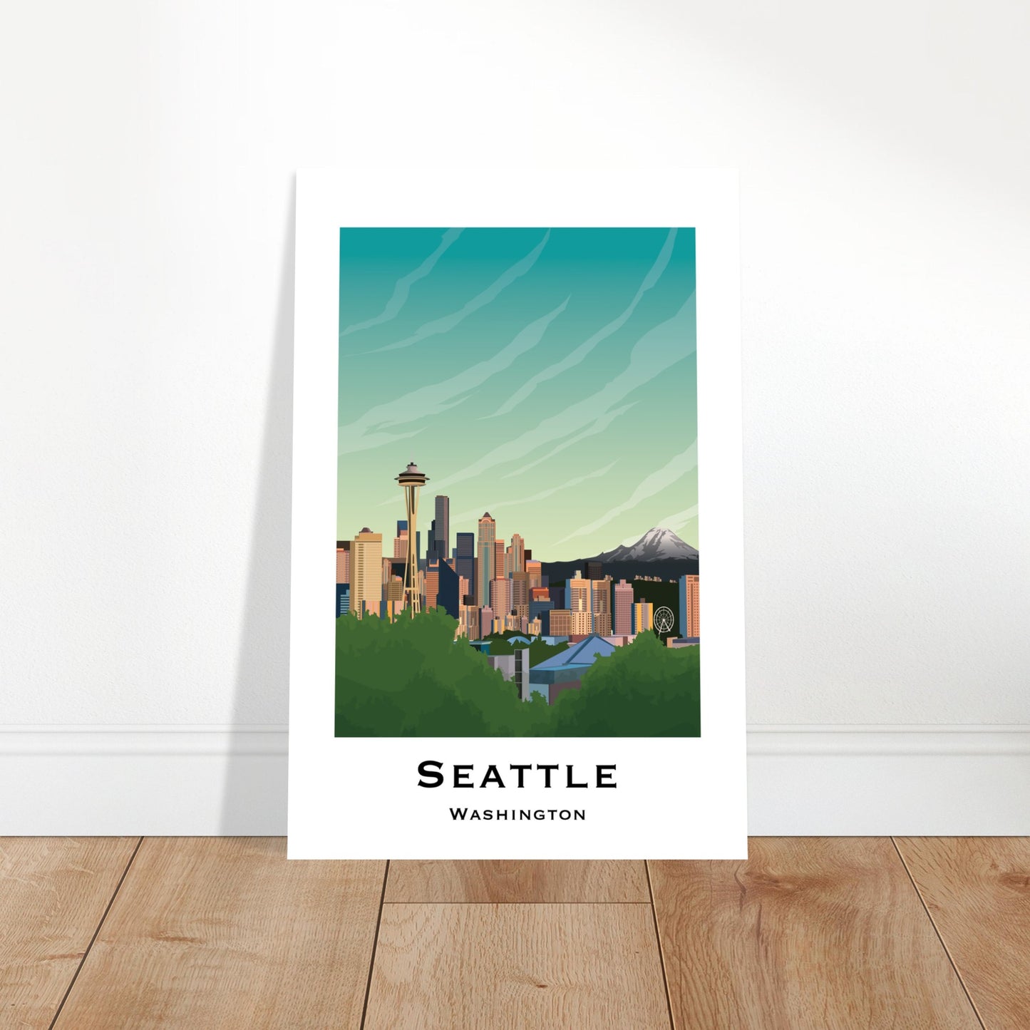 Seattle, United States - Space Needle Skyline Poster