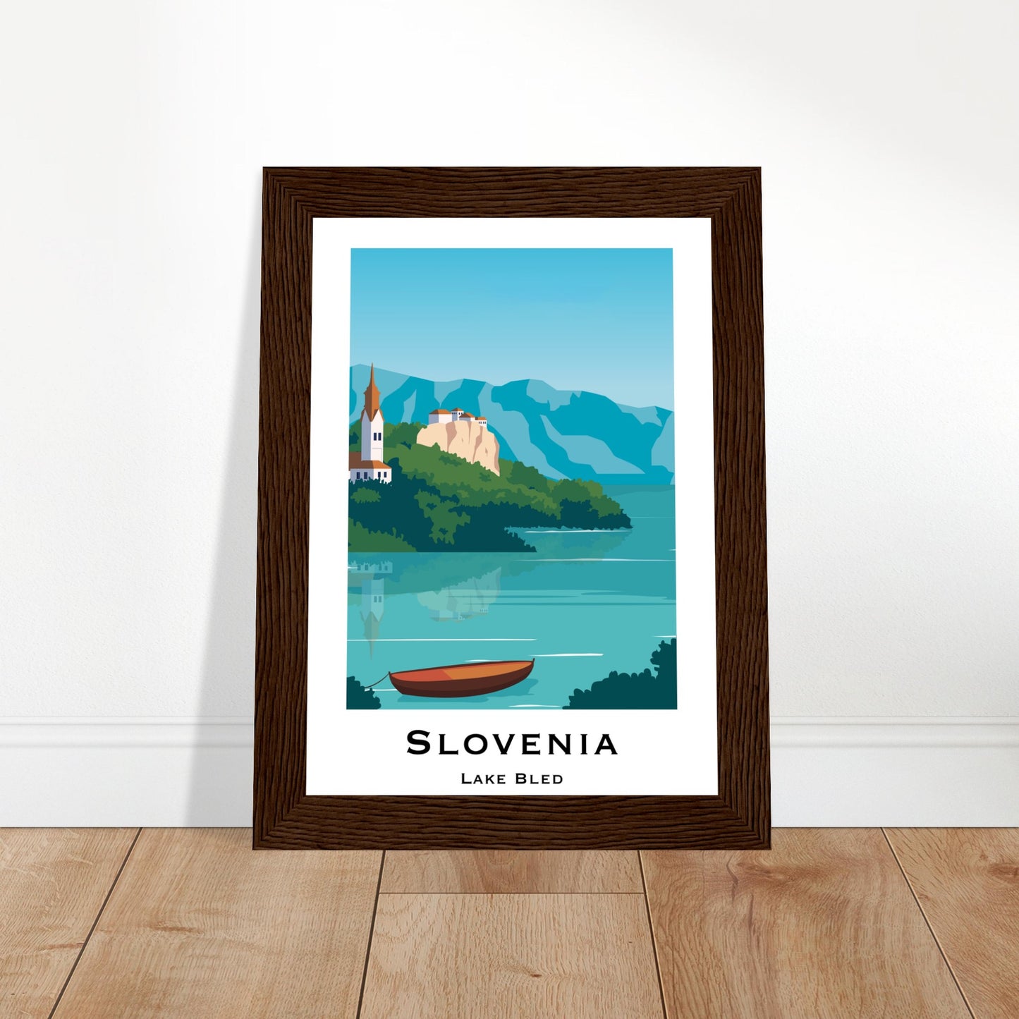 Bled, Slovenia - Lake Bled City Poster