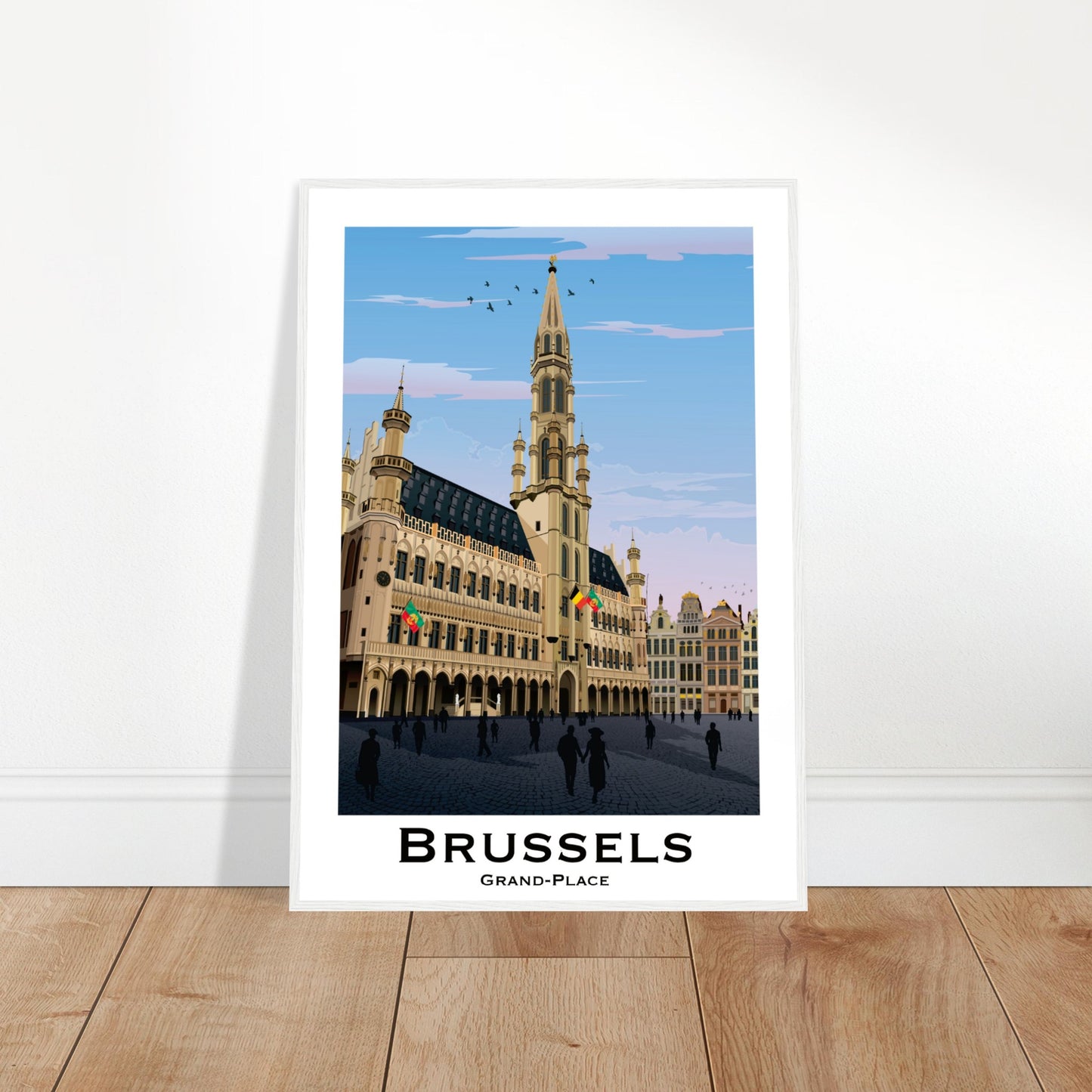 Brussels, Belgium - Grand Place City Poster